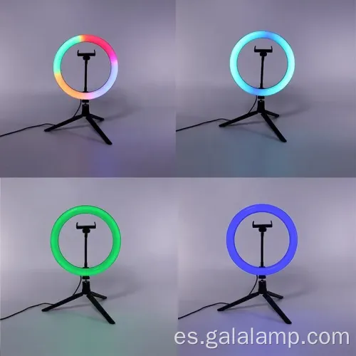 Luz de anillo RGB profesional para YouTube y maquillaje